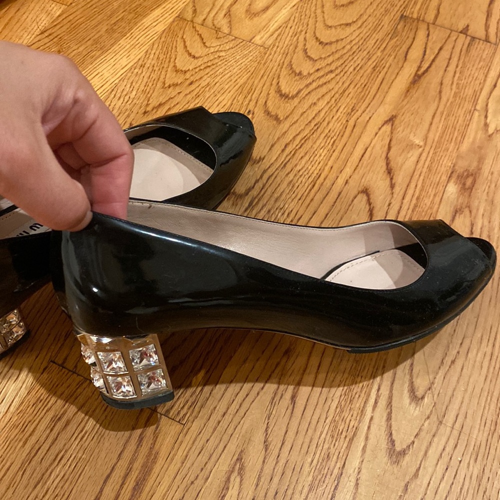 Miu miu jewelry heels